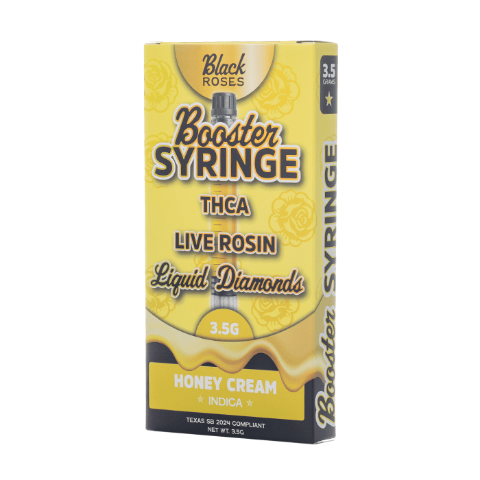 BLACK ROSES LIVE ROSIN BOOSTER SYRINGE 3.5G