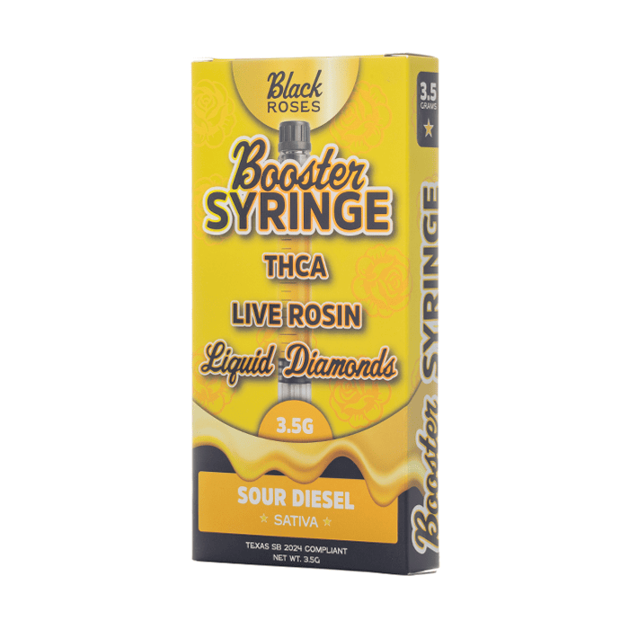 BLACK ROSES LIVE ROSIN BOOSTER SYRINGE 3.5G