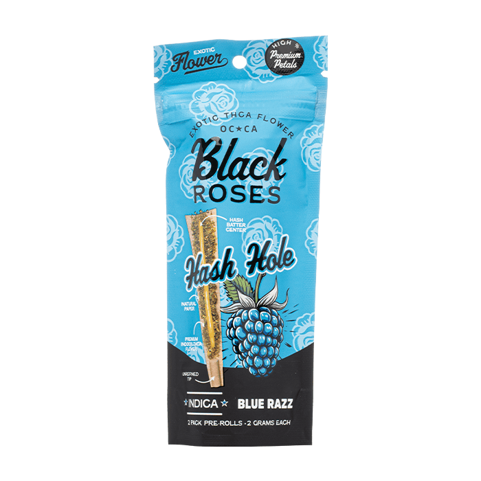 Black Roses Hash Hole – 2-Pack Pre-Rolls (2g Each)