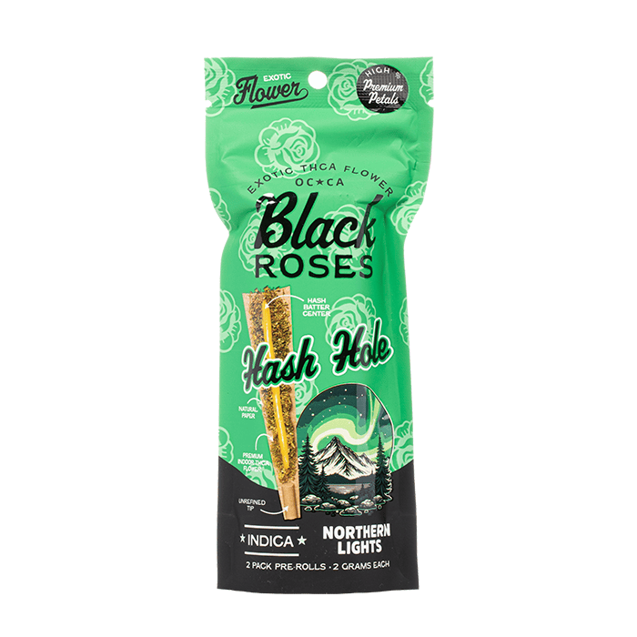 Black Roses Hash Hole – 2-Pack Pre-Rolls (2g Each)