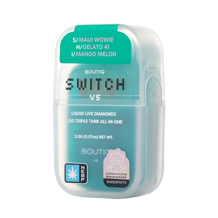Boutiq Switch V5 THCA Disposable 2G — Triple Tank