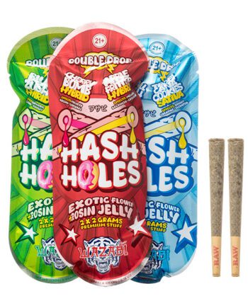 Wazabi Exotics Double Drop Hash Hole Pre-Rolls 4G