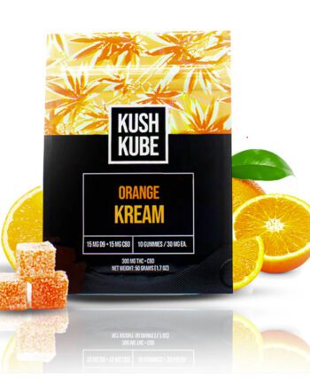 KUSH KUBE ORANGE KREAM - 10 GUMMIES
