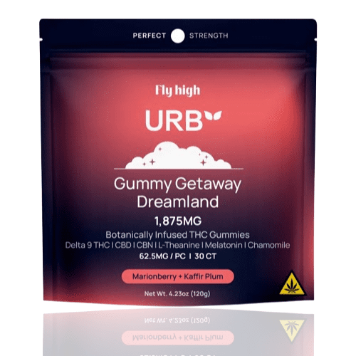 URB Gummy Getaway Dreamland | 1,875mg Botanically Infused THC Sleep Gummies