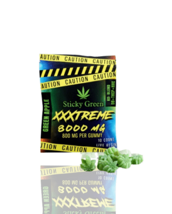 Sticky Green XXXtreme Gummies – 8,000MG (KO Blend)