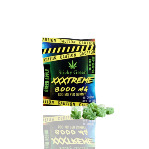 Sticky Green XXXtreme Gummies – 8,000MG (KO Blend)