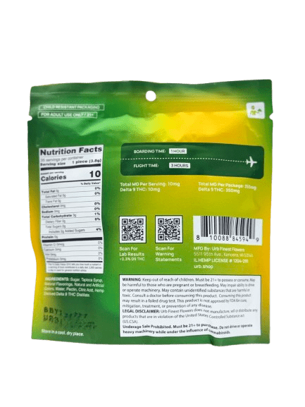 URB Gummy Getaway Jamaica | Delta-9 THC Gummies
