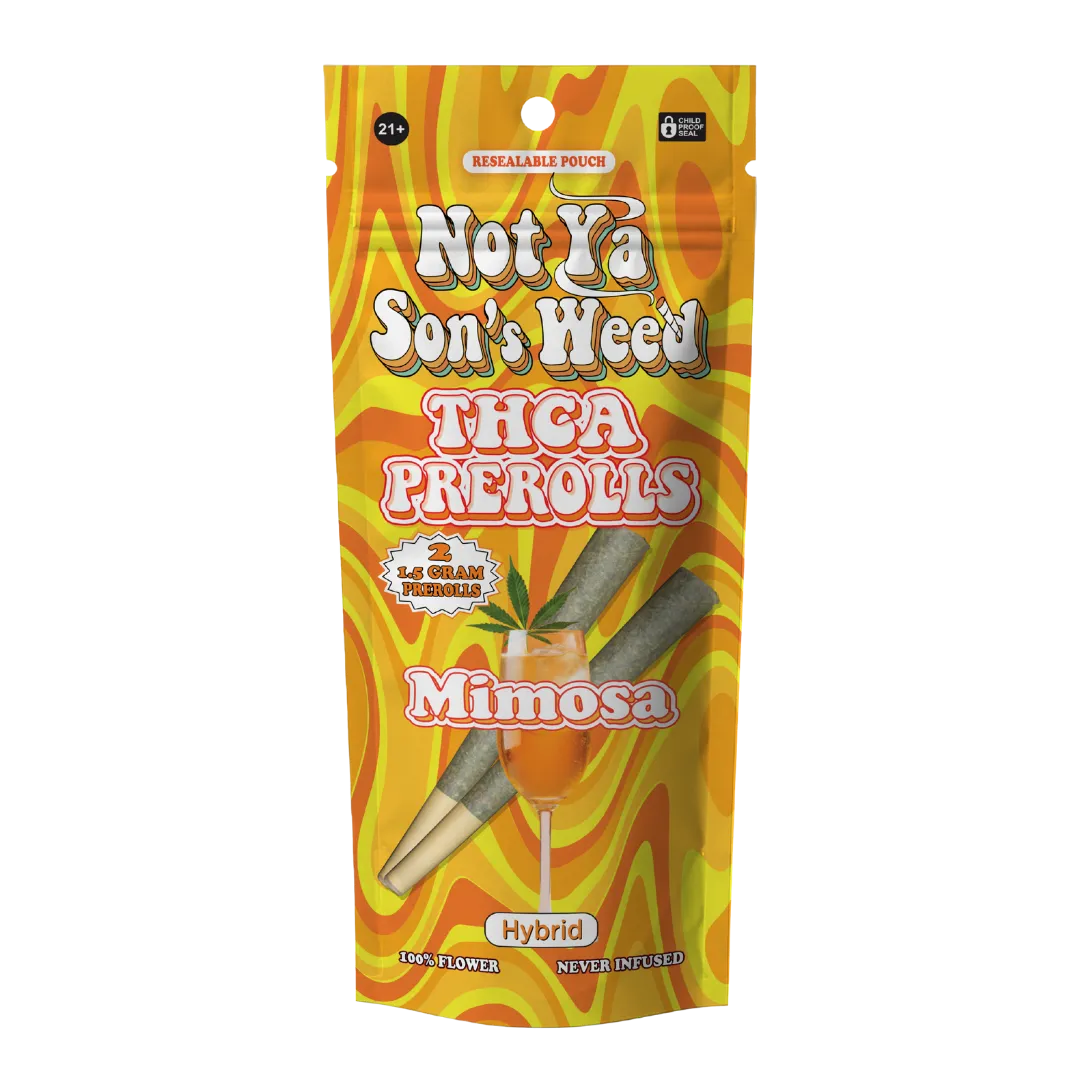 Not Ya Sons Weed THCA Pre-Rolls 2-Pack – Premium Whole Flower