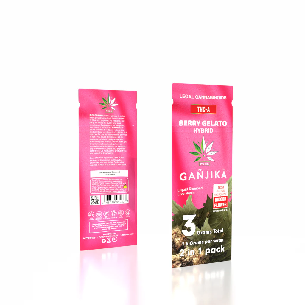 GANJIKA THC-A Pre-Rolls 1.5g – 2-in-1 Pack