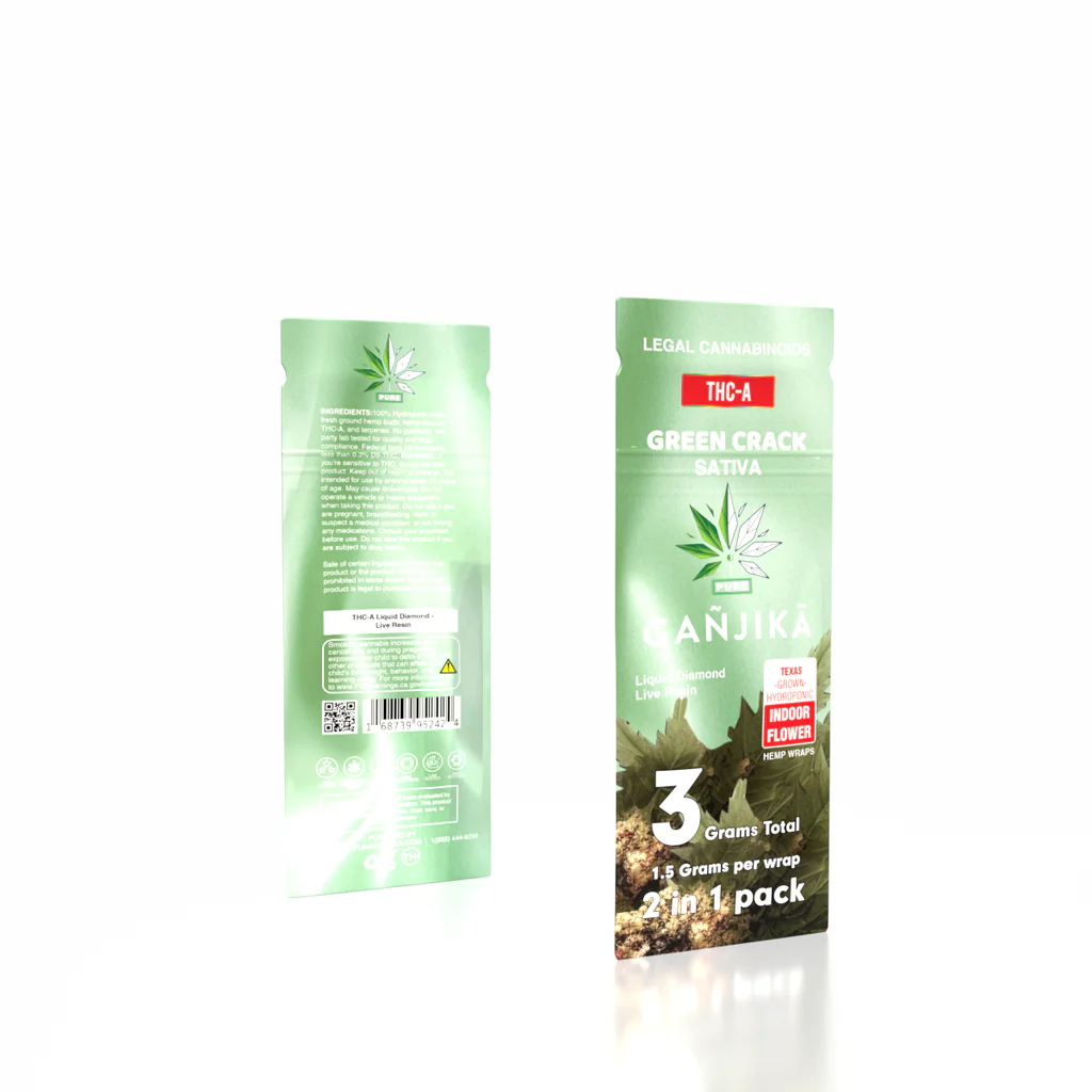 GANJIKA THC-A Pre-Rolls 1.5g – 2-in-1 Pack