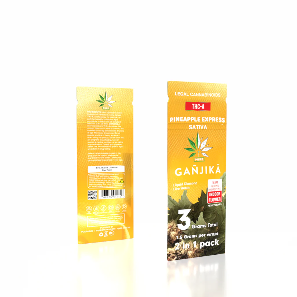 GANJIKA THC-A Pre-Rolls 1.5g – 2-in-1 Pack
