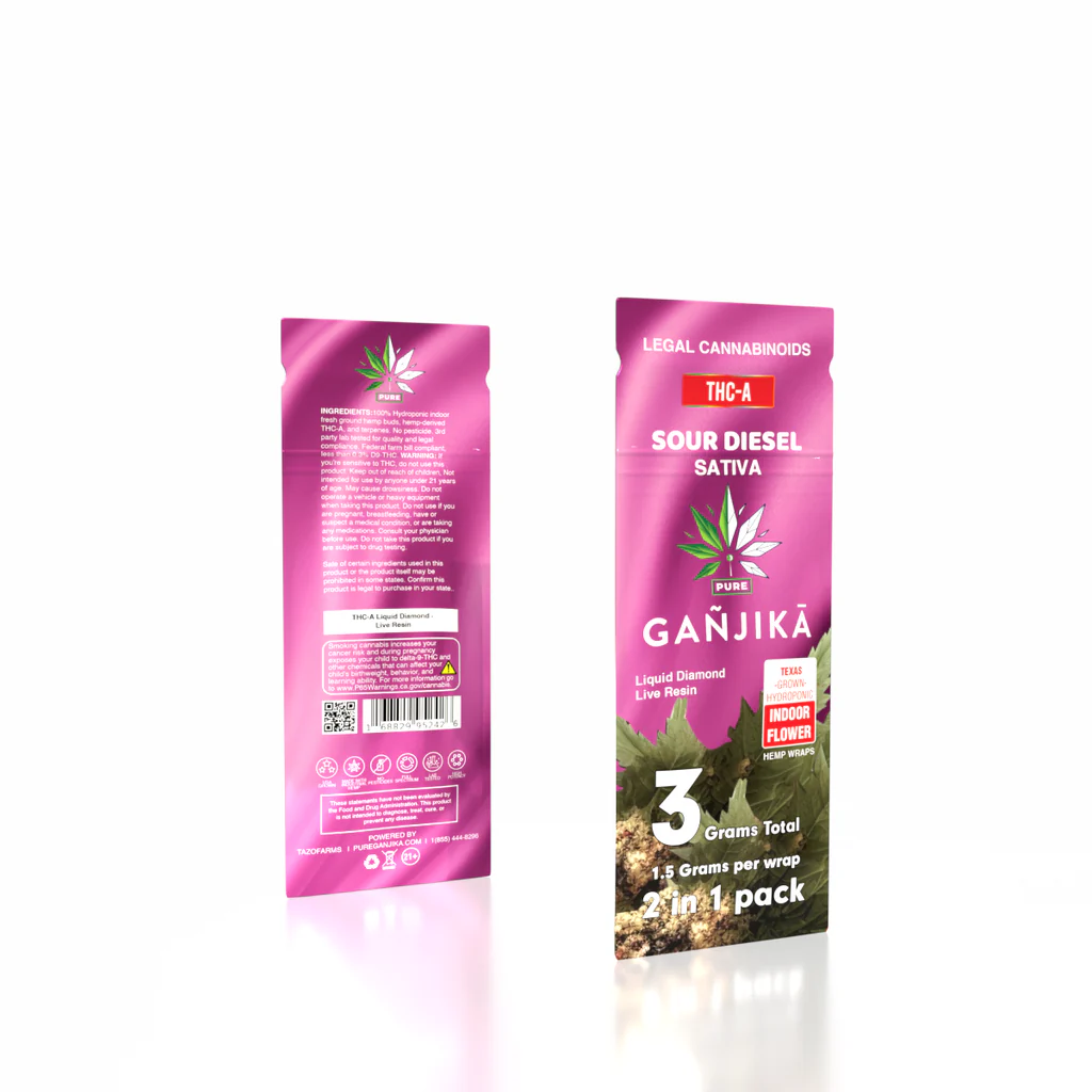 GANJIKA THC-A Pre-Rolls 1.5g – 2-in-1 Pack